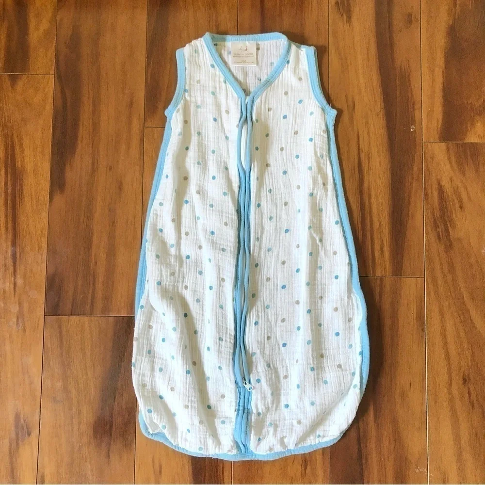 Aden & Anais Sleep Sack Zip Front Sleeping Bag Wearable Blanket Gauze Cotton